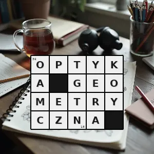 Rozwiązanie krzyżówki: dział optyki zajmujący się wytłumaczeniem zjawisk optycznych przy użyciu pojęcia promienia - optyka geometryczna | hasła, synonimy i podpowiedzi Hasło krzyżówkowe dział optyki zajmujący się wytłumaczeniem zjawisk optycznych przy użyciu pojęcia promienia - optyka geometryczna – rozwiązanie, synonimy, podpowiedzi i definicje krzyżówkowe